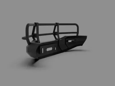 Generic Metal Bumper for Ford F-350 3D model