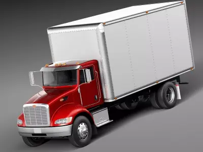 Peterbilt 337 Box 2015 3D model