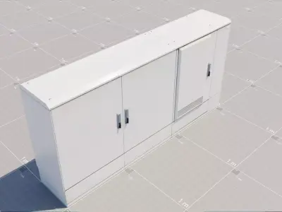 E10s Electrical Box 08 3D model