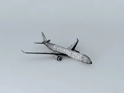 Airbus A350XWB Free 3D model