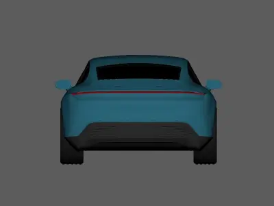 Porsche Taycen Free 3D model