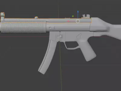 3d model of mp5 3D model