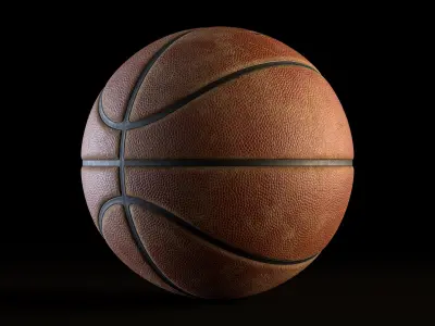 Dirty Basketball Ball - 01 3D model