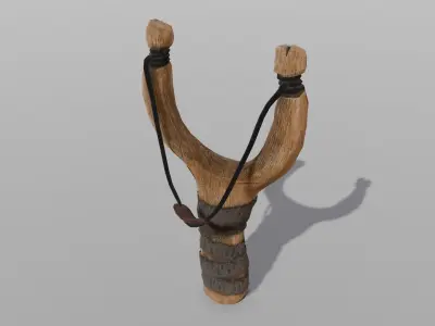 Slingstone 3D Model Low-poly 3D model