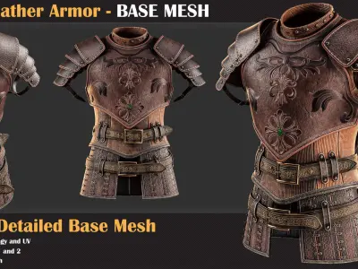 86 Armor Base Mesh Bundles   3D model