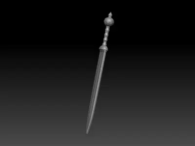 roman sword 3D model