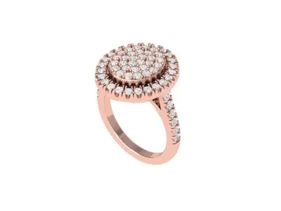 Art Deco Ring 3D print model 29