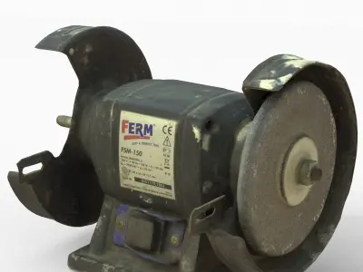 Grinder Middle Poly 3D model