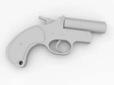 Flare Gun 3D model get