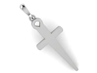 CROSS PENDANT CR168 3D print model