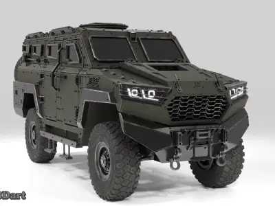 INGUAR - 3 Defence 3D print model