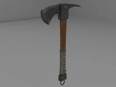  Scandinavian ax  lov-poly 3D model Low-poly 3D model