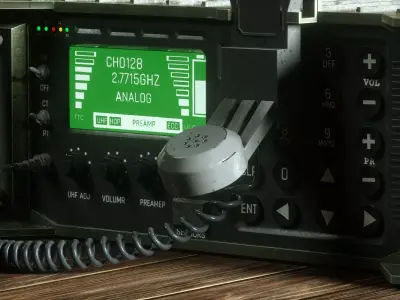 Harby Radio 3D model