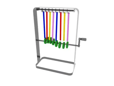 Pendulum Rotary Free 3D model