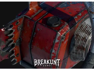 Animated Chainsaw - 3 assets 3D model