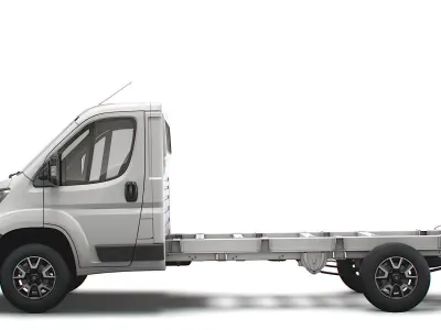 Vauxhall Movano Chassis Truck Single Cab 3800WB 2022 3D model