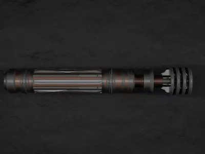 Leia Organa Lightsaber 3D model