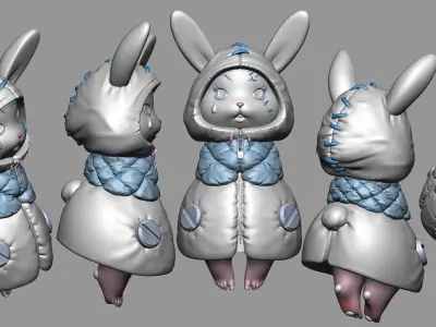 Synduality Noir - Toy model to print  Part 01 Free 3D print model
