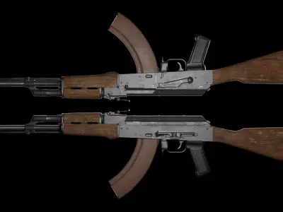 Ak74 Assault rifle 3D model
