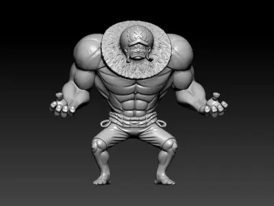 Chopper fanart - One piece - split part 3D print model