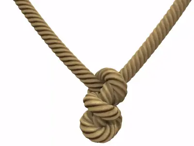 Rope Knot 3D model purchase