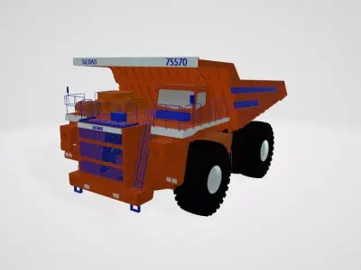 Dump Truck 3D model by claysfo