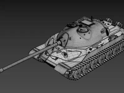IS-7 Russian Tank 3D model