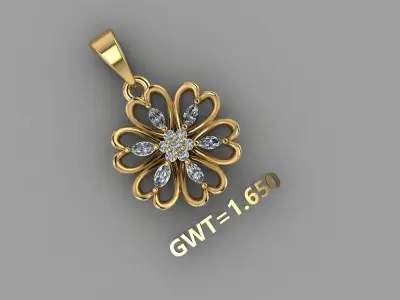 FASION  PENDANT 3D model 3