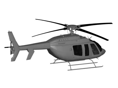 Bell 407 3D model purchase