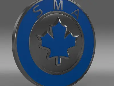 sma logo 3D model by Sergey
