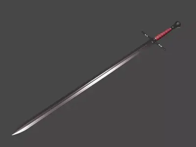 Cleimor Sworld low-poly game ready Low-poly 3D model