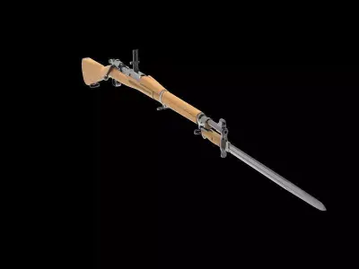 1903 springfied Low-poly 3D model