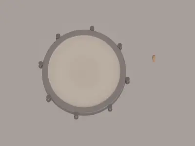 Drum model 3D model