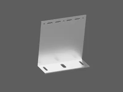 Ventilated Facade Anchor Type B Professional CAD Model 3D model