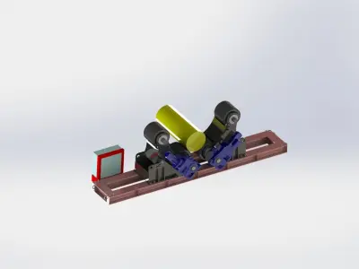 Welding rotator from 4000kg to 10000kg 3D model