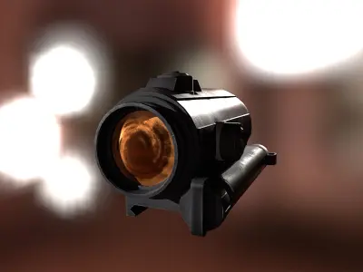 DK-9 Optic Low-poly 3D model