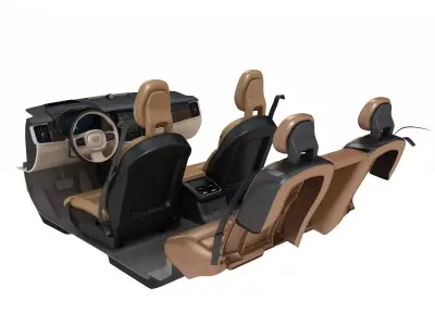 car interior 3D model