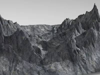 Narnia Mountains 4 3D model