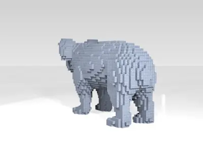 Koala Voxel 3D model