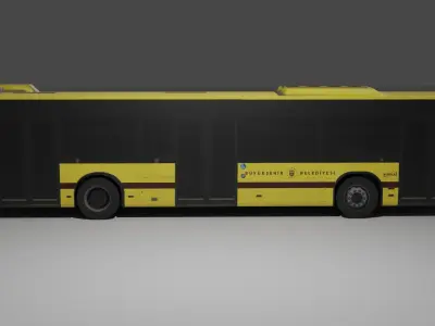Mercedes Benz Conecto  Low-poly 3D model