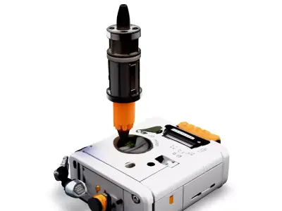 SciFi Fueling Device 3D Model Low-poly 3D model