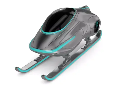 Skeleton Sled 3D model