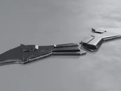 The Batman logo PBR print 3D model