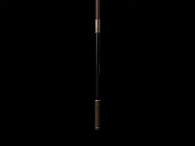 Spear sword Free low-poly 3D model