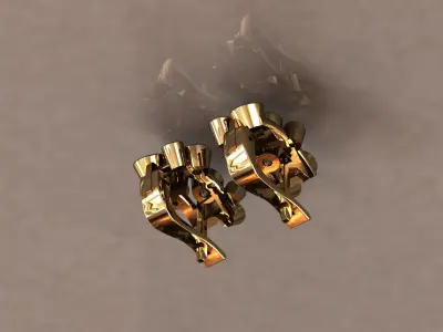 Earrings 4 3D print model