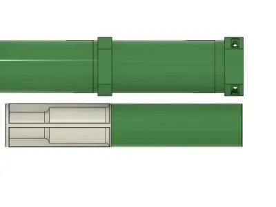 120mm tank shell transport case  3D print model