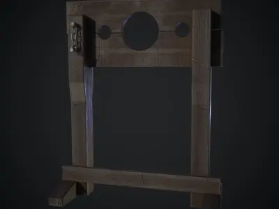 Medieval torture staff 3D Model Pack