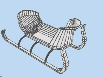 Sled - type 5 3D model