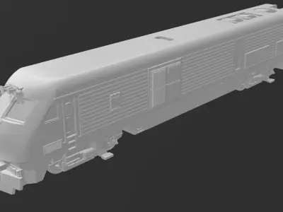 MTA LIRR EMD DM30AC Diesel-Electric Locomotive 3D print model