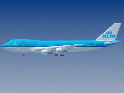 Korean Air Boeing 3D model